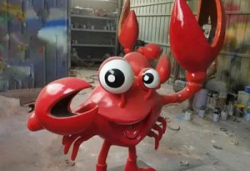 广场龙虾铜雕厂家 青铜动物铜雕
