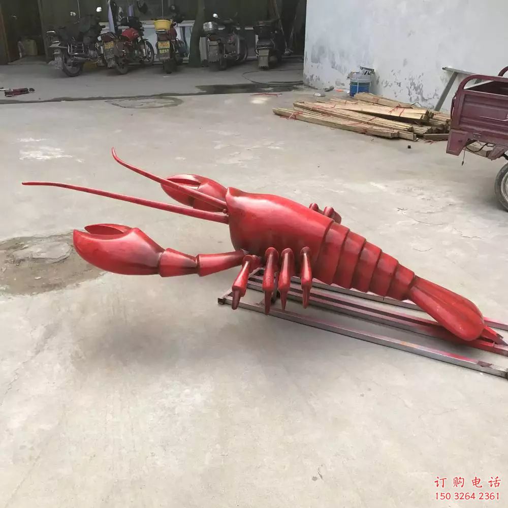 街头龙虾铜雕厂家 城市动物铜雕 街头龙虾铜雕厂家 城市动物铜雕