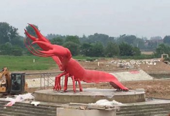 龙虾铜雕厂 黄铜动物铜雕厂家