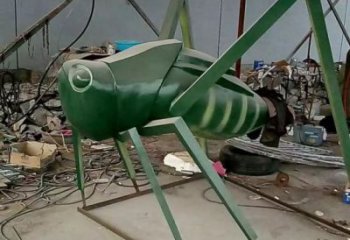 公园蝈蝈铜雕厂家 街头动物铜雕
