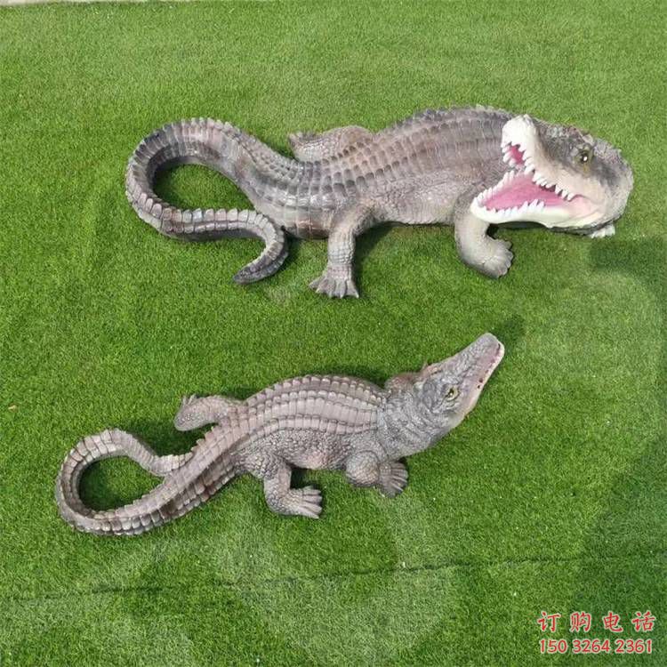 广场鳄鱼铜雕 青铜动物铜雕厂家 广场鳄鱼铜雕 青铜动物铜雕厂家
