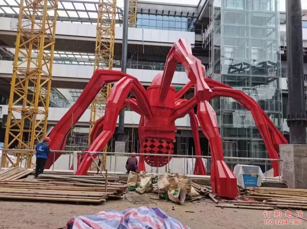 城市蜘蛛铜雕厂家 黄铜动物铜雕 城市蜘蛛铜雕厂家 黄铜动物铜雕
