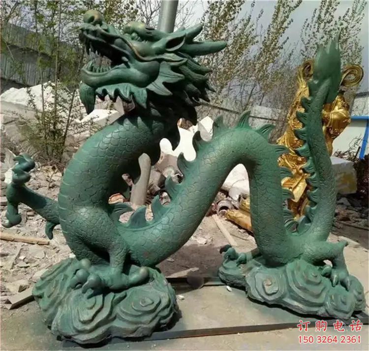 园林青龙铜雕厂家 青铜动物铜雕 园林青龙铜雕厂家 青铜动物铜雕