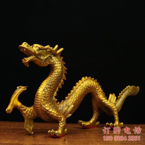 仿古青龙铜雕厂家 彩绘动物铜雕 仿古青龙铜雕厂家 彩绘动物铜雕