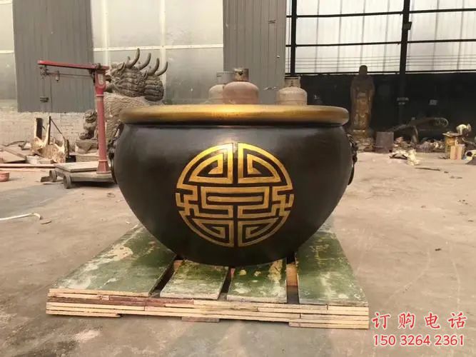 广场水缸铜雕厂家 青铜工艺品铜雕
