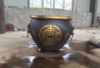 城市水缸铜雕厂家 黄铜工艺品铜雕