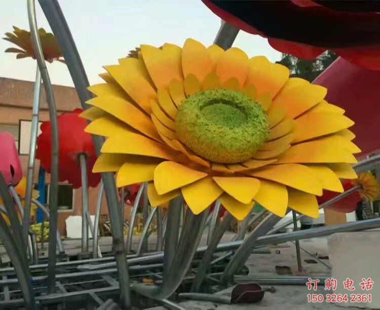广场葵花铜雕厂家 青铜工艺品铜雕