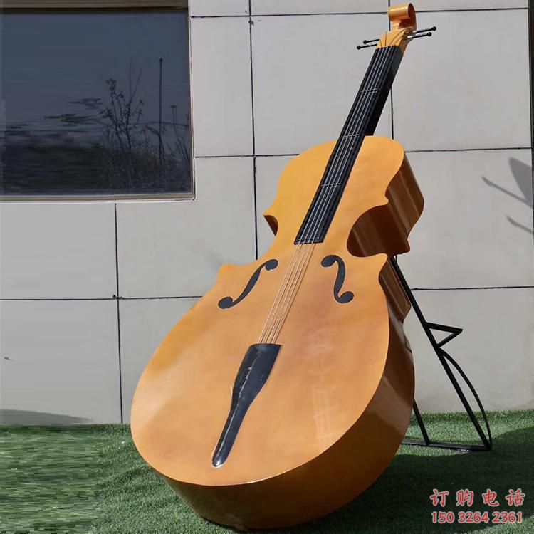 青铜大提琴铜雕厂家 公园工艺品铜雕