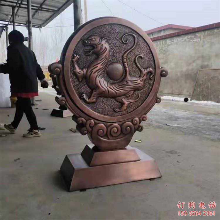 紫铜铜鼓铜雕厂家 仿古工艺品铜雕