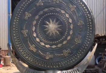 公园铜鼓铜雕厂家 街头工艺品铜雕