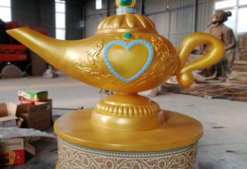 水壶铜雕厂家 抽象工艺品铜雕