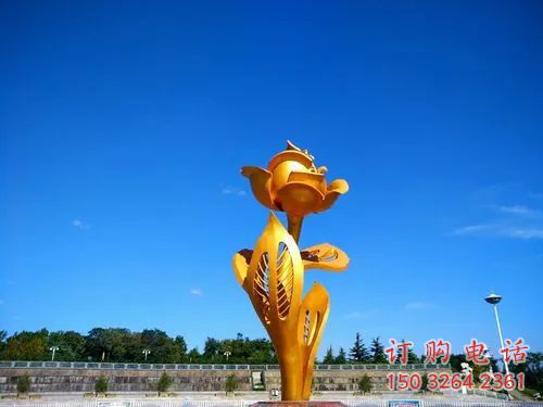 广场玫瑰花铜雕厂家 青铜工艺品花朵铜雕