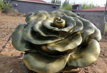 黄铜玫瑰花铜雕厂家 仿古工艺品花朵铜雕