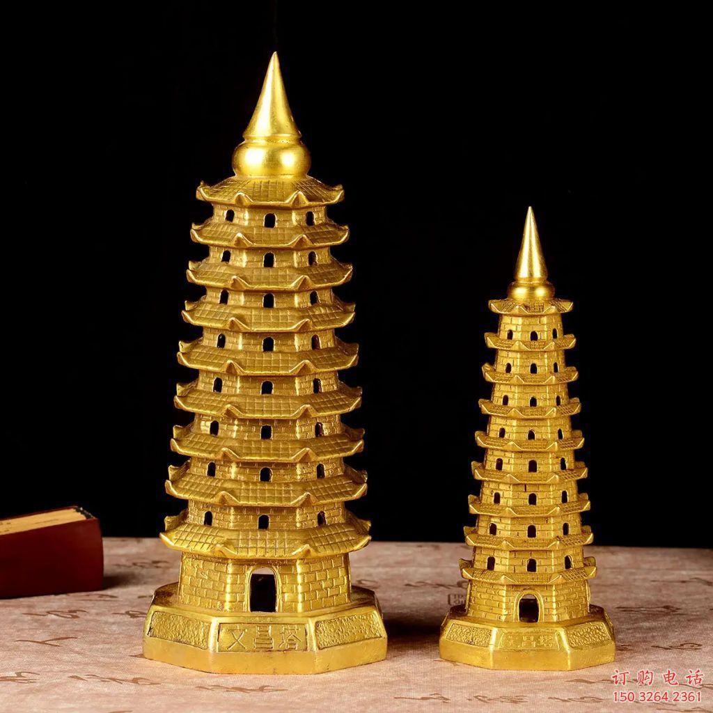仿古塔铜雕厂家 彩绘工艺品铜雕 仿古塔铜雕厂家 彩绘工艺品铜雕
