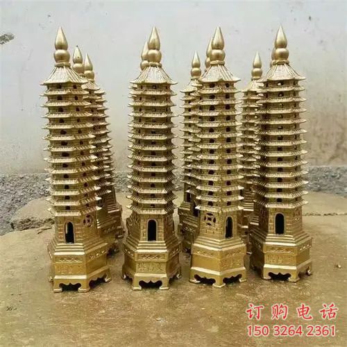 紫铜佛塔铜雕厂家 仿古工艺品铜雕 紫铜佛塔铜雕厂家 仿古工艺品铜雕