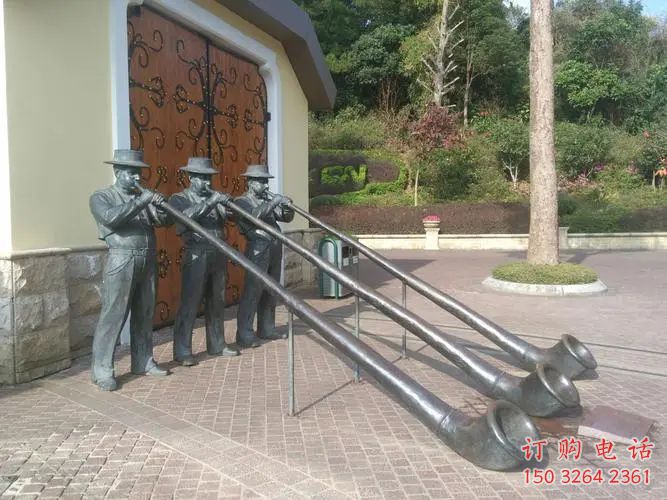 公园唢呐铜雕厂家 街头工艺品铜雕 公园唢呐铜雕厂家 街头工艺品铜雕