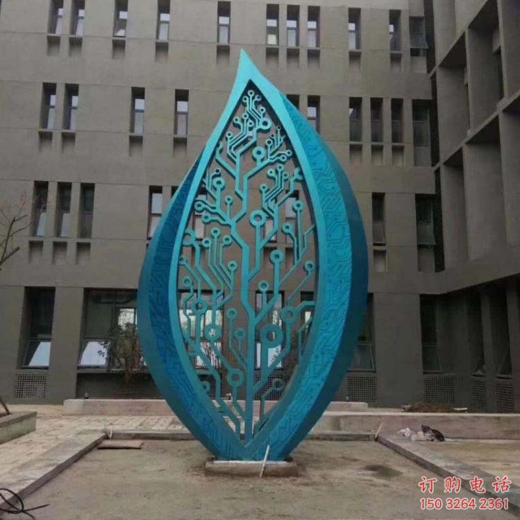 青铜树叶铜雕厂家 公园工艺品铜雕