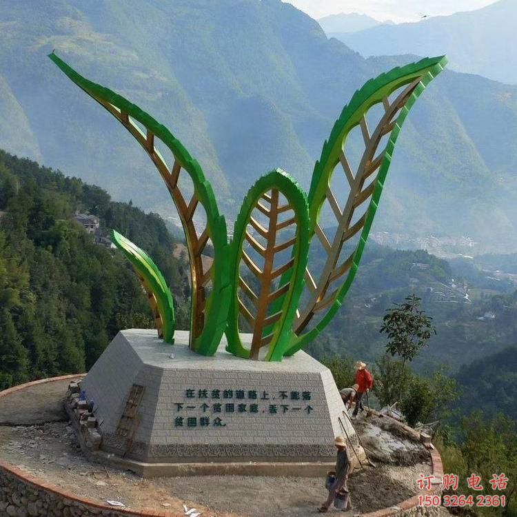别墅树叶铜雕厂家 公园工艺品铜雕