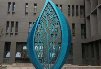 青铜树叶铜雕厂家 公园工艺品铜雕