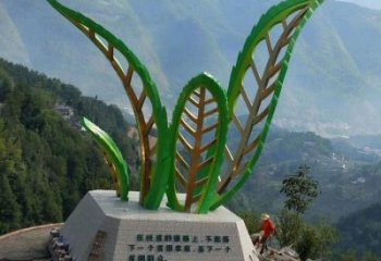 别墅树叶铜雕厂家 公园工艺品铜雕