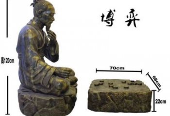 广场象棋铜雕厂家 青铜工艺品铜雕