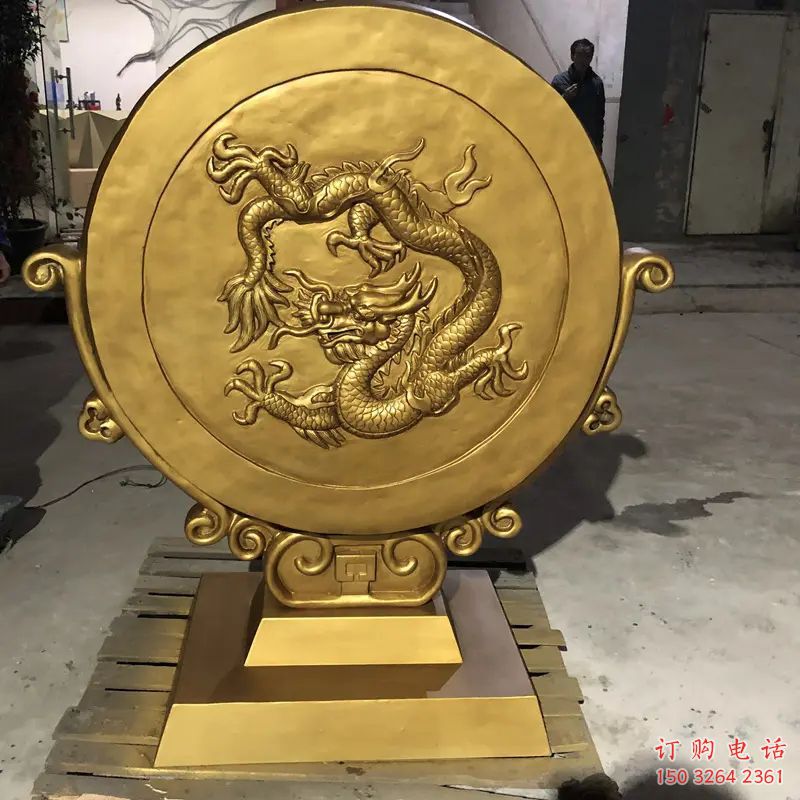 仿古锣鼓铜雕厂家 彩绘工艺品铜雕 仿古锣鼓铜雕厂家 彩绘工艺品铜雕