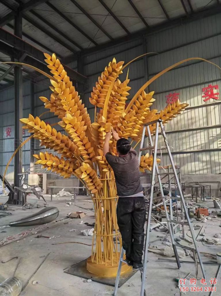 青铜麦穗铜雕厂家 公园工艺品铜雕 青铜麦穗铜雕厂家 公园工艺品铜雕