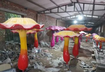 城市蘑菇铜雕厂家 黄铜工艺品铜雕