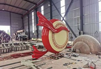 锣鼓铜雕厂家 抽象工艺品铜雕