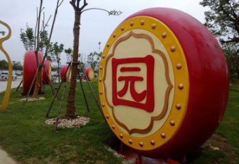 抽象鼓铜雕厂家 办公室工艺品铜雕