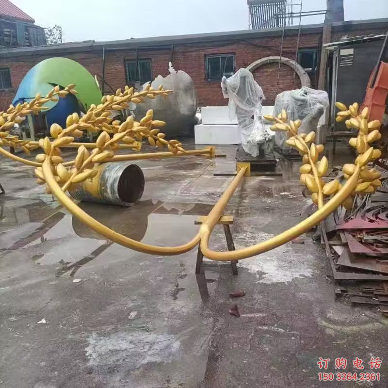 别墅稻谷铜雕厂家 公园工艺品铜雕 别墅稻谷铜雕厂家 公园工艺品铜雕