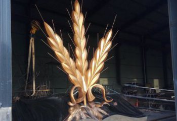 城市麦穗铜雕厂家 黄铜工艺品铜雕