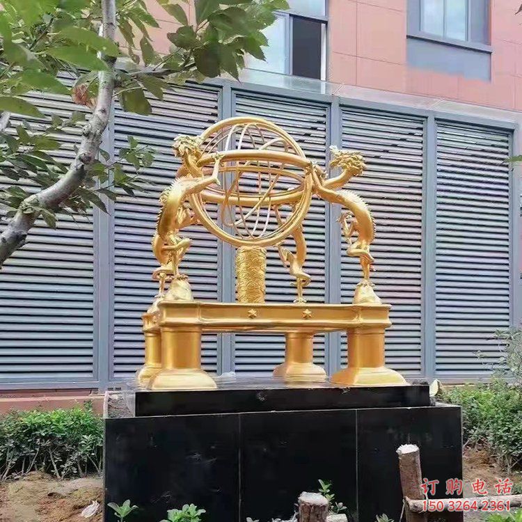 公园地动仪铜雕厂家 街头工艺品铜雕