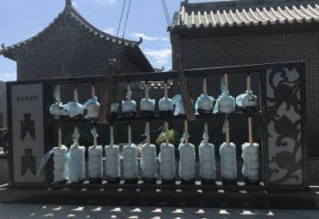 广场算盘铜雕厂家 青铜工艺品铜雕