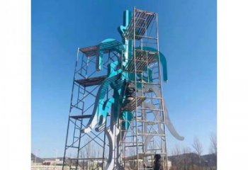 别墅甲骨文铜雕厂家 公园工艺品铜雕