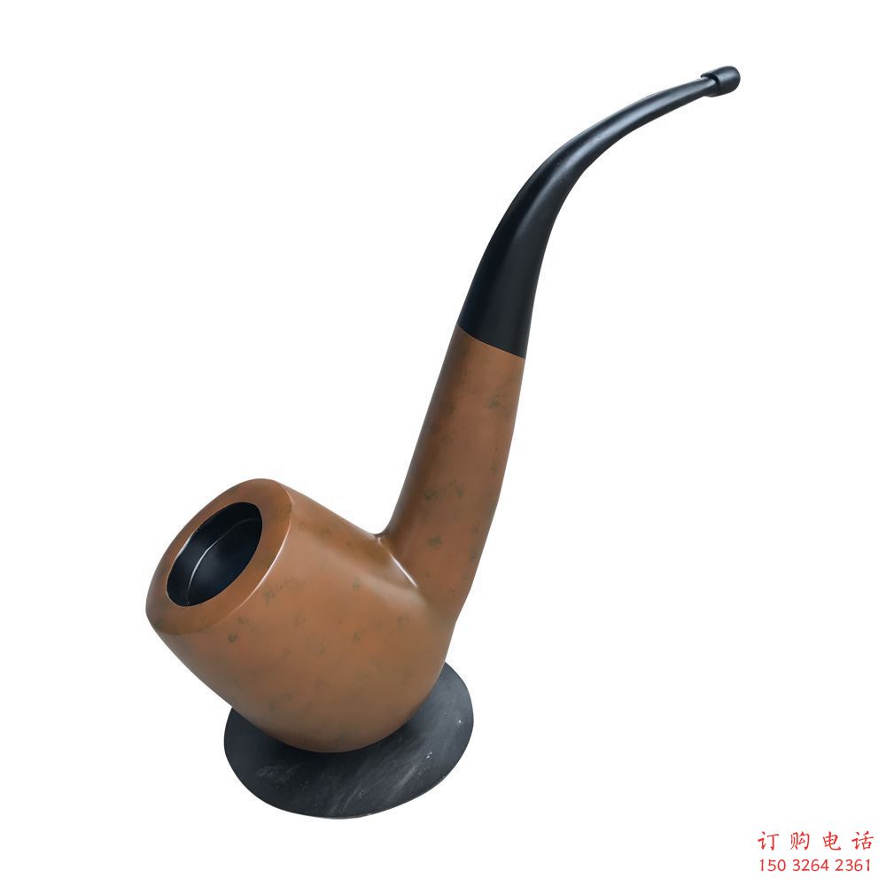 青铜烟斗铜雕厂家 公园工艺品铜雕