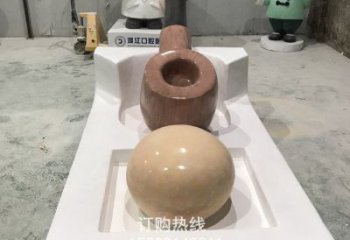 抽象烟斗铜雕厂家 办公室工艺品铜雕