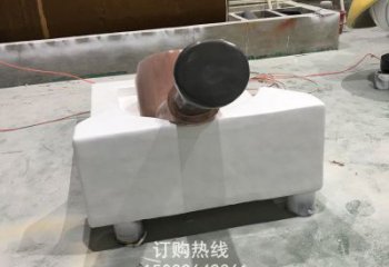 仿古烟斗铜雕厂家 彩绘工艺品铜雕