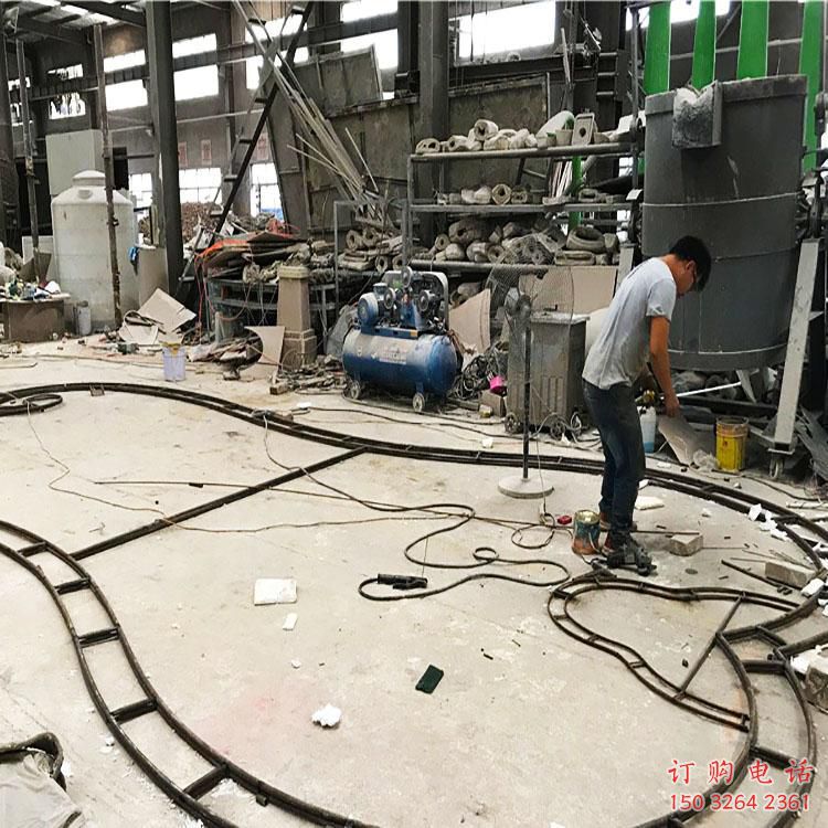 广场芭蕉扇铜雕厂家 青铜工艺品铜雕