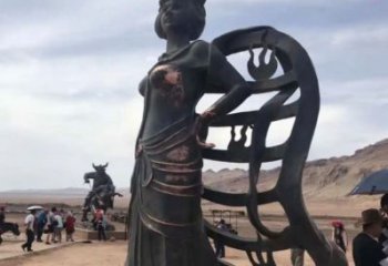 黄铜芭蕉扇铜雕厂家 仿古工艺品铜雕