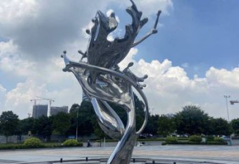 青铜浪花铜雕厂家 公园工艺品铜雕