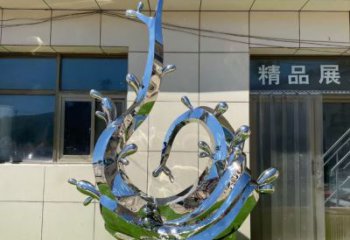 浪花铜雕厂家 抽象工艺品铜雕