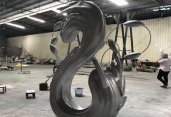 彩绘浪花铜雕厂家 仿古工艺品铜雕