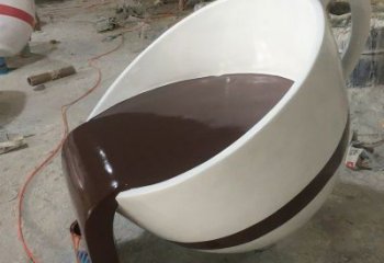 黄铜咖啡杯铜雕厂家 仿古工艺品铜雕