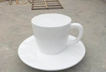 别墅咖啡杯铜雕厂家 公园工艺品铜雕