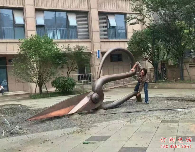 青铜剪刀铜雕厂家 公园工艺品铜雕 青铜剪刀铜雕厂家 公园工艺品铜雕