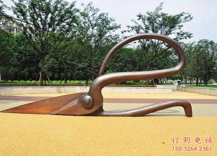 仿古剪刀铜雕厂家 彩绘工艺品铜雕 仿古剪刀铜雕厂家 彩绘工艺品铜雕