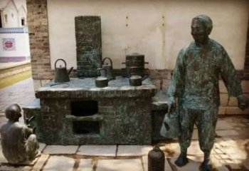 广场风箱铜雕厂家 青铜工艺品铜雕
