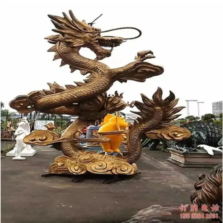 抽象二龙戏珠铜雕厂家 办公室工艺品铜雕 抽象二龙戏珠铜雕厂家 办公室工艺品铜雕