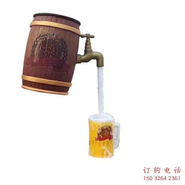 别墅酒坛铜雕厂家 公园工艺品铜雕